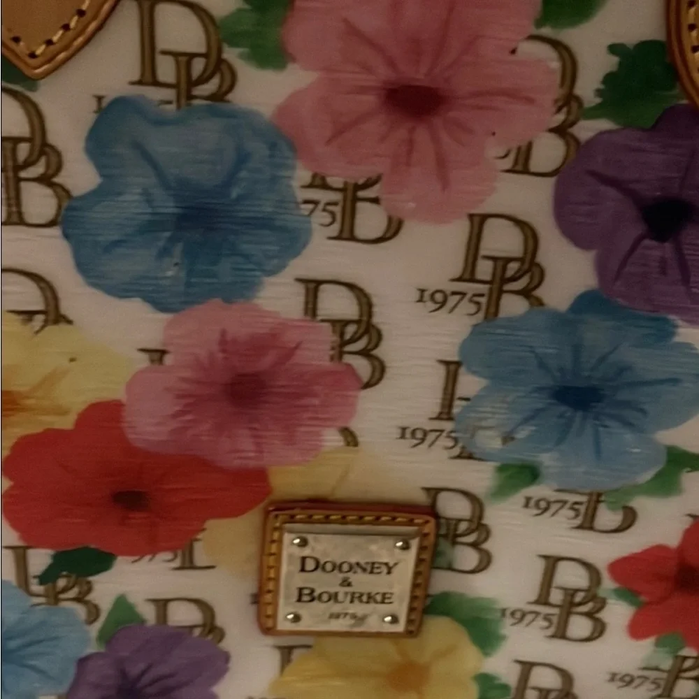 Dooney & Bourke Multicolor Floral Tote - Picture 5 of 17